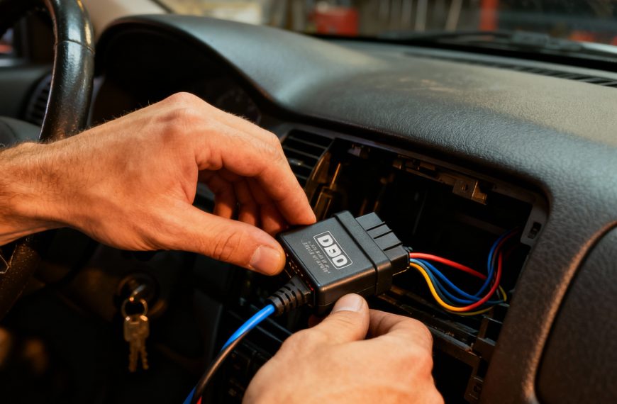 diagnosis electronica coche puerto OBD conectado taller mecanico profesional